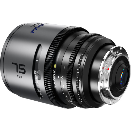 Об'єктив DZOFilm PAVO 75mm T2.1 2x Anamorphic Prime Lens (Blue Coating, PL/EF Mount) (DZO-PA7521PLMB) | DZOFilm