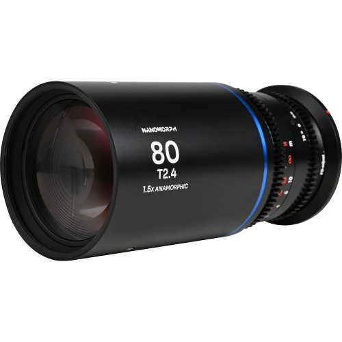 Анаморфний об'єктив Venus Optics Laowa Nanomorph 80mm T2.4 1.5x S35 Anamorphic Lens (DJI DL, Blue Flare) (VE8024DLB) | LAOWA