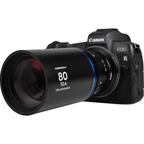 Анаморфний об'єктив Venus Optics Laowa Nanomorph 80mm T2.4 1.5x S35 Anamorphic Lens (Leica L, Blue Flare) (VE8024LB) | LAOWA