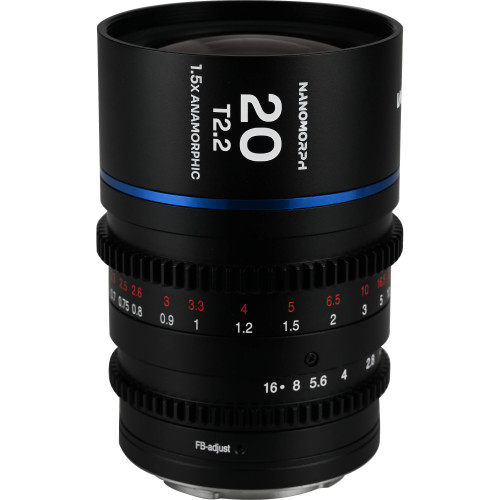 Анаморфный объектив Venus Optics Laowa Nanomorph 20mm T2.2 1.5x MFT Anamorphic Lens (Micro Four Thirds, Blue Flare)(VE2022MFTB) | LAOWA