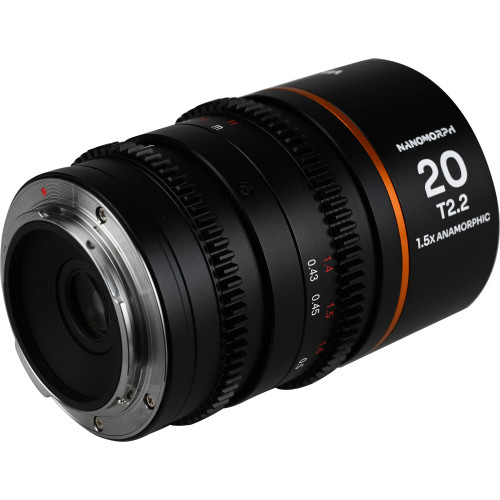 Анаморфный объектив Venus Optics Laowa Nanomorph 20mm T2.2 1.5x MFT Anamorphic Lens (Micro Four Thirds, Amber Flare)(VE2022MFTA) | LAOWA