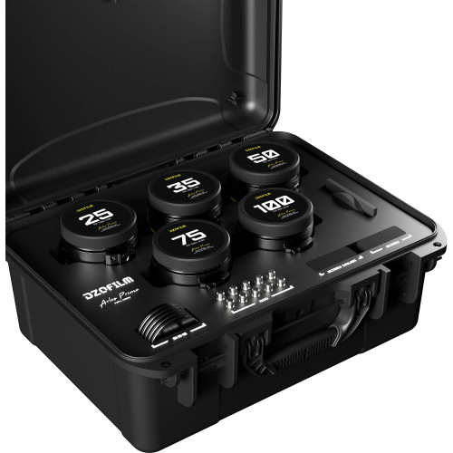 Комплект об'єктивів DZOFILM Arles FF/VV Prime Cine 5-Lens 25/35/50/75/100mm Set (PL mount) (DZO-SAP5A25MPL) | від бренду DZOFilm