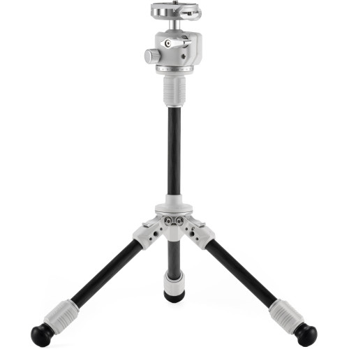 Штатив (комплект) Tilta Tabletop Ball Head with 1-Stage Carbon Fiber Tripod Legs (3KG) Extendable Edition - Snow White (TT-BT03E-FB-SW) | Tilta