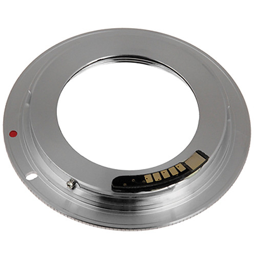 Адаптер FotodioX Pro Adapter for M42 Lens to Canon EOS Camera with Focus Confirmation Chip, V.2 with Flange (Chrome) (M42-EOS-PRO-V2-DC) |