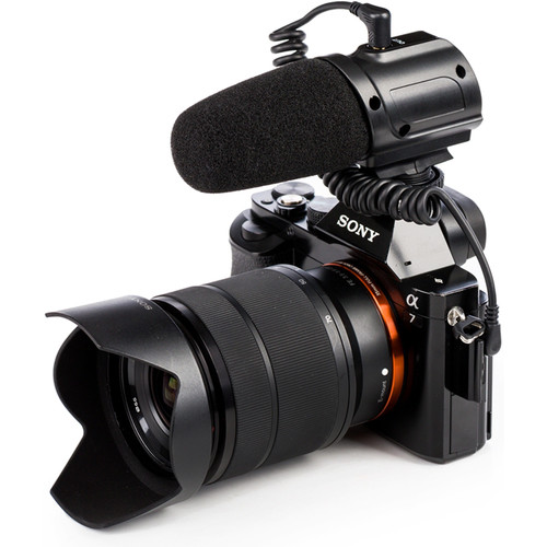 Накамерний мікрофон Saramonic SR-PMIC3 3-Capsule Recording Microphone with Integrated Shockmount for DSLR Cameras/Camcorders (SR-PMIC3) | Saramonic