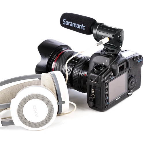 Накамерный микрофон Saramonic SR-M3 Mini Directional Condenser Microphone with Integrated Shockmount (SR-M3) | Saramonic