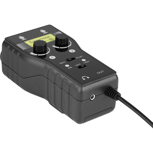Микрофонный гитарний микшер Saramonic SmartRig+ Di, Two-Channel Mic and Guitar Interface with Lightning Connector for iOS Devices (SmartRig+ DI) | Saramonic