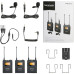 Компактна радіосистема Saramonic UwMic9 2-Person Camera-Mount Wireless Omni Lavalier Microphone System (514 to 596 MHz) (UWMIC9 RX+TX) | Saramonic