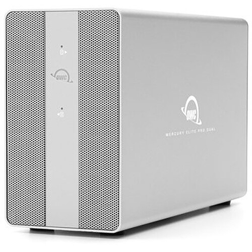 Зовнішній накопичувач OWC Mercury Elite Pro Dual 4TB 2-Bay USB 3.2 Gen 2 RAID Array with 3-Port Hub (2 x 2TB) (OWCMEDCH7T04) | OWC