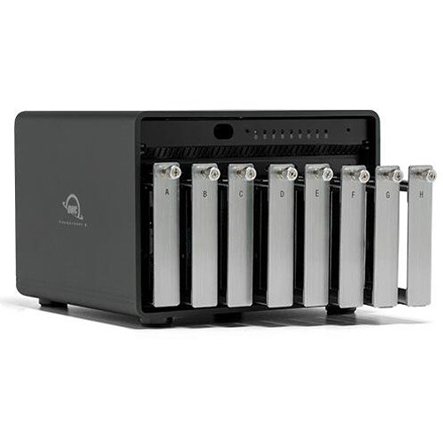 Внешний корпус для накопителей OWC ThunderBay 8 8-Bay Thunderbolt 3 RAID Enclosure (OWCTB38JBKIT0) | от бренда OWC
