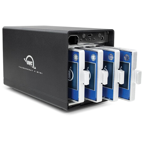 Внешний корпус для накопителей OWC ThunderBay 4 mini 4-Bay Thunderbolt 3 RAID Array and Drive Enclosure (OWCTB3QMJB000) | от бренда OWC