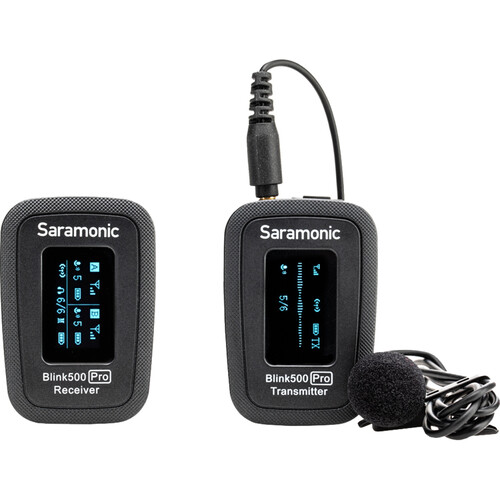 Компактна радіосистема Saramonic Blink 500 Pro B1 Digital Camera-Mount Wireless Omni Lavalier Microphone System (2.4 GHz, Black) (BLINK 500 PRO B1) | Saramonic