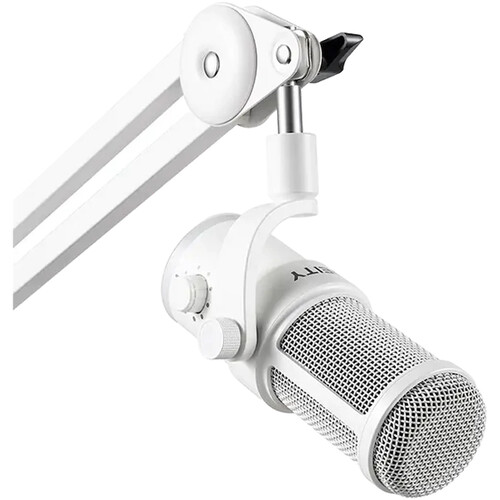 Мікрофон Deity Microphones VO-7U Dynamic Supercardioid USB Streamer Microphone Kit with Boom Arm (White) (DTA0196D22) | DEITY Microphones