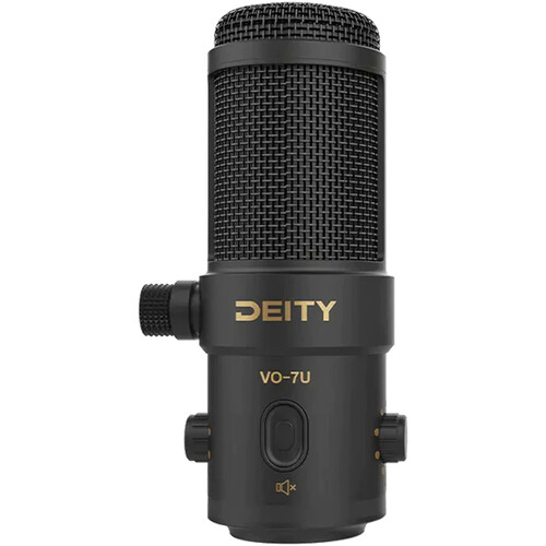 Мікрофон Deity Microphones VO-7U Dynamic Supercardioid USB Streamer Microphone Kit with Desktop Tripod (Black) (DTA0196D21) | DEITY Microphones