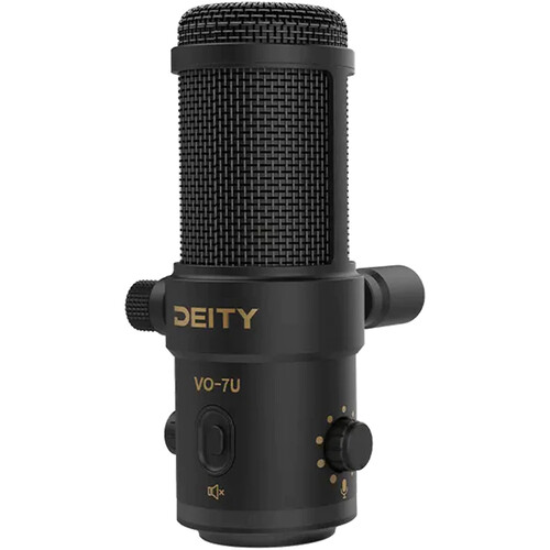 Мікрофон Deity Microphones VO-7U Dynamic Supercardioid USB Streamer Microphone Kit with Desktop Tripod (Black) (DTA0196D21) | DEITY Microphones