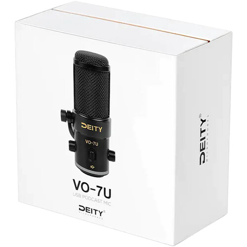 Мікрофон Deity Microphones VO-7U Dynamic Supercardioid USB Streamer Microphone Kit with Desktop Tripod (Black) (DTA0196D21) | DEITY Microphones