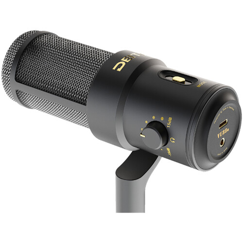 Студійний микрофон Deity Microphones VO-7U Dynamic Supercardioid USB Streamer Microphone Kit with Boom Arm (Black) (DTA0196D23) | DEITY Microphones