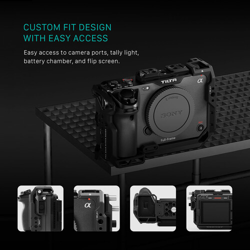 Комплект Tilta Camera Cage Pro Kit v2 for Sony FX3 & FX30 (Black) (TA-T16-C-B) | Tilta