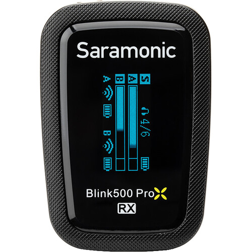 Компактна радіосистема Saramonic Blink 500 ProX B2R 2-Person Digital Camera-Mount Wireless Omni Lavalier Microphone System (Black, 2.4 GHz) (BLINK 500 PROX B2R) | Saramonic