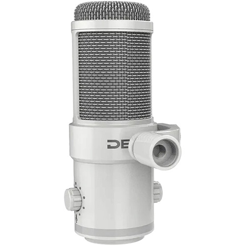 Мікрофон Deity Microphones VO-7U Dynamic Supercardioid USB Streamer Microphone Kit with Desktop Tripod (White) (DTA0196D20) | DEITY Microphones