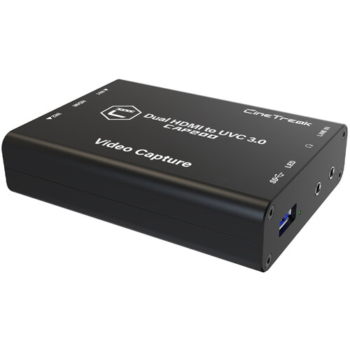 Пристрій відеозахоплення CineTreak Dual HDMI to USB 3.0 Video Capture Device (CAP20D) | CineTreak