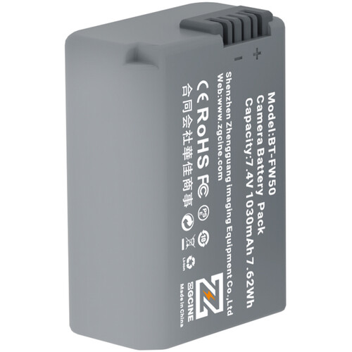 Акумулятор ZGCINE NP-FW50 Camera Battery (1030mAh) (BT-FW50) | ZGCINE