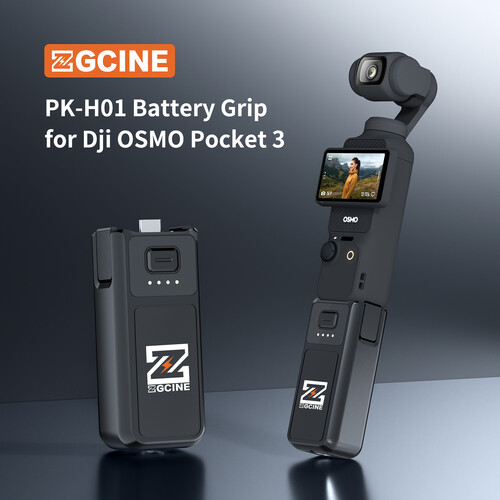 Акумулятор ZGCINE PK-H01 Battery Grip for DJI Osmo Pocket 3 (PK-H01) | ZGCINE