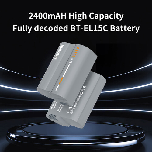Акумулятор ZGCINE EN-EL15C Camera Battery (2400mAh) (BT-EL15C) | ZGCINE