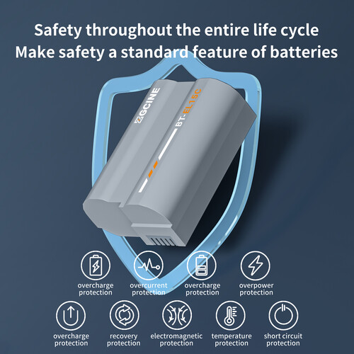 Акумулятор ZGCINE EN-EL15C Camera Battery (2400mAh) (BT-EL15C) | ZGCINE