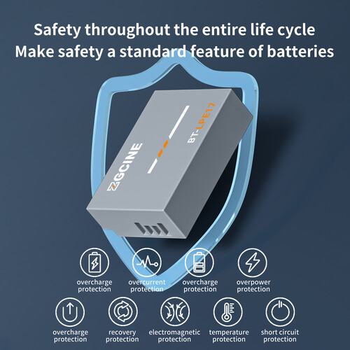 Аккумулятор ZGCINE LP-E17 Camera Battery (1030mAh) (BT-LPE17) | от бренда ZGCINE