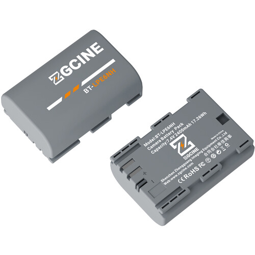Акумулятор ZGCINE LP-E6NH Camera Battery (2400mAh) (BT-LPE6NH) | ZGCINE