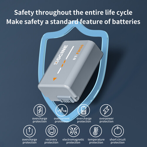 Акумулятор ZGCINE NP-FW50 Camera Battery (1030mAh) (BT-FW50) | ZGCINE