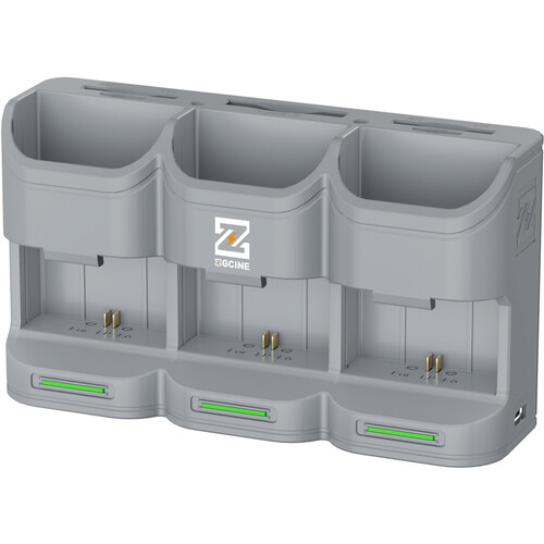 Зарядний пристрій ZGCINE Travel Charging Case Kit with 3 LP-E6P Batteries (2600mAh, Gray) (PC3-LPE6P Kit3) | ZGCINE