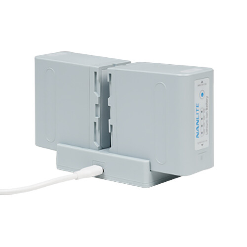 Зарядний пристрій Nanlite 2-Bay L-Series/NP-F Battery Charger (BT-CG-NPF-2) | Nanlite