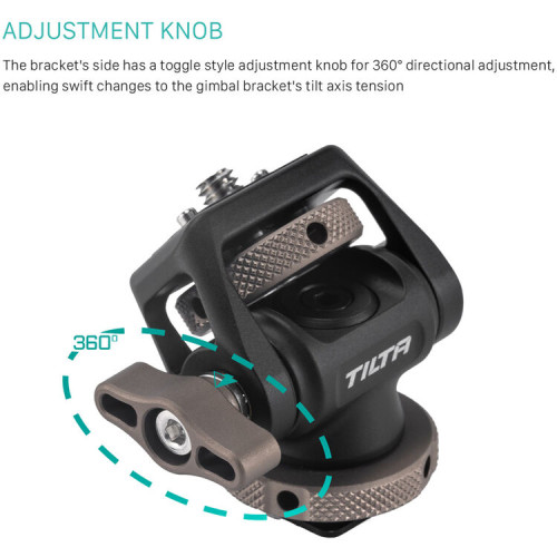 Кронштейн для кріплення монітора Tilta Adjustable Monitor Mounting Bracket (Dual NATO) (TA-AMB6-B) | Tilta