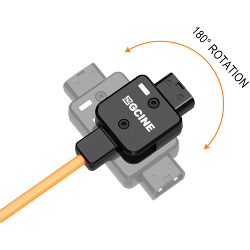 Кабель живлення ZGCINE DT-LMS D-Tap to 2-Pin LEMO 0B Male Braided Power Cable (60cm) (DT-LMS) | ZGCINE