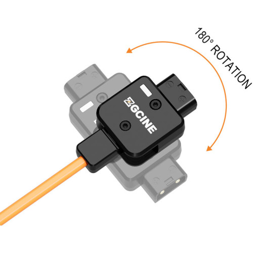 Кабель живлення ZGCINE DT-MX D-Tap to 4-Pin Mini-XLR Power Cable for TVLogic Monitors (60cm) (DT-MX) | ZGCINE