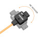 Кабель живлення ZGCINE DT-MX D-Tap to 4-Pin Mini-XLR Power Cable for TVLogic Monitors (60cm) (DT-MX) | ZGCINE