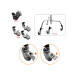 Колеса для стоек E-Image CS25-W (CS25-W) | E-image