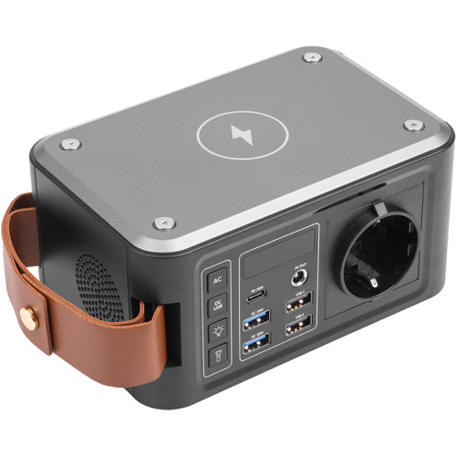 Зарядна станція PowerPlant PP-286 24000mAh, PD 18W, AC 120W, DC12-16.8V, USB-C, 2xUSB QC3.0,Wireless |