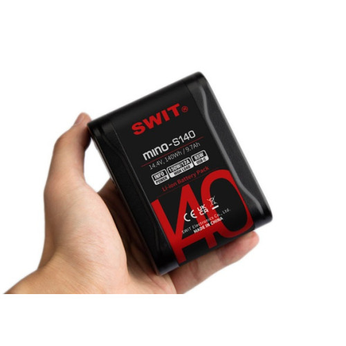 Акумулятор SWIT 140Wh Pocket Battery with D-Tap and USB Outputs (V-Mount) (MINO-S140) | від бренду SWIT