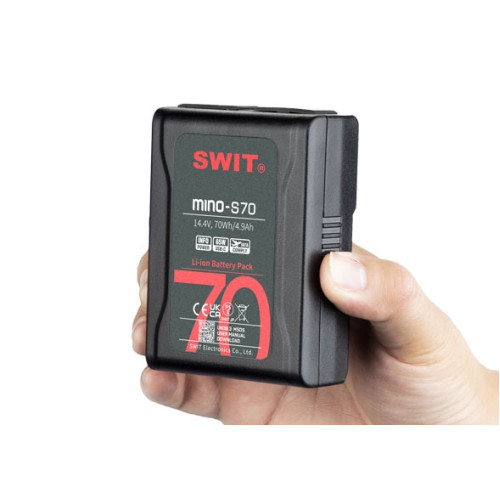 Акумулятор SWIT 70Wh Pocket Battery with D-Tap and USB Outputs (V-Mount) (MINO-S70) | SWIT