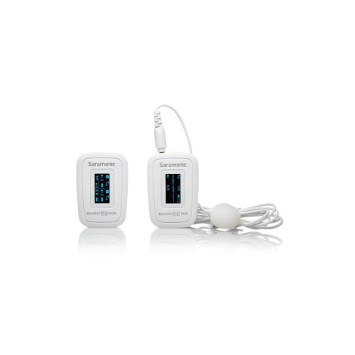 Компактна радіосистема Saramonic Blink 500 Pro B1 Digital Camera-Mount Wireless Omni Lavalier Microphone System (2.4 GHz, White) (BLINK 500 PRO B1W) | Saramonic