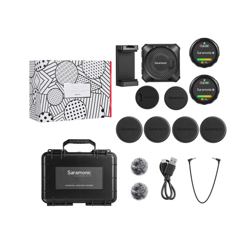Компактна радіосистема Saramonic Blink Me Clip-On Wireless Microphone System with Touchscreens & Recording (Blink Me) | Saramonic