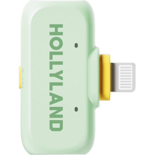 Радиосистема Hollyland LARK A1 Combo 2-Person Wireless Microphone System with USB-C and Lightning Connectors for Mobile Devices (Mint Green, 2.4 GHz) (LARK A1 Combo Green) | Hollyland