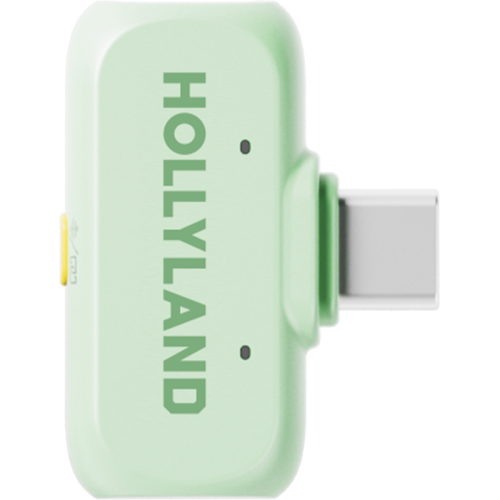 Радиосистема Hollyland LARK A1 Combo 2-Person Wireless Microphone System with USB-C and Lightning Connectors for Mobile Devices (Mint Green, 2.4 GHz) (LARK A1 Combo Green) | Hollyland