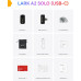 Беспроводная микрофонная система Hollyland LARK A2 Solo 1TX&1RX Wireless Microphone System with USB-C Reciver (Space Gray, 2.4 GHz) (LARK A2 Solo USB-C RX) | от бренда Hollyland