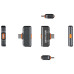 Беспроводная микрофонная система Hollyland LARK M2S Mini Combo 2-Person Wireless Microphone System for Cameras and Mobile Devices (2.4 GHz, Space Gray) (LARK M2S Mini Combo) | Hollyland