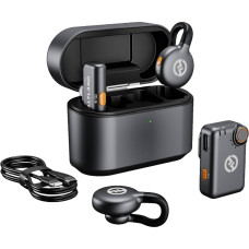 Радіосистема Hollyland LARK M2S Combo 2-Person Wireless Microphone System for Cameras and Mobile Devices (2.4 GHz, Space Gray) (LARK M2S Combo)