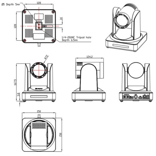 PTZ камера Minrray UV510A-12-U2 | Minrray